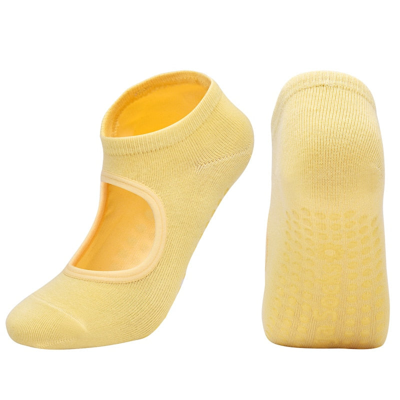 chaussettes-antiderapantes-jaune